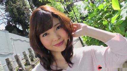 Japanese Cutie Slurps Big Cock